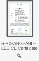 RECHARGEABLE LED CE Certificate